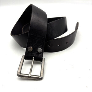 Lucky Brand HIGHLAND BKM0218 Dark Brown Genuine Leather Men's Belt 34-38"